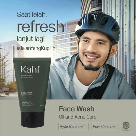 Original 100% KAHF Advancing Beard Serum 30 ml Penumbuh Janggut Pria - Halal Dengan Minyak Argan Oil