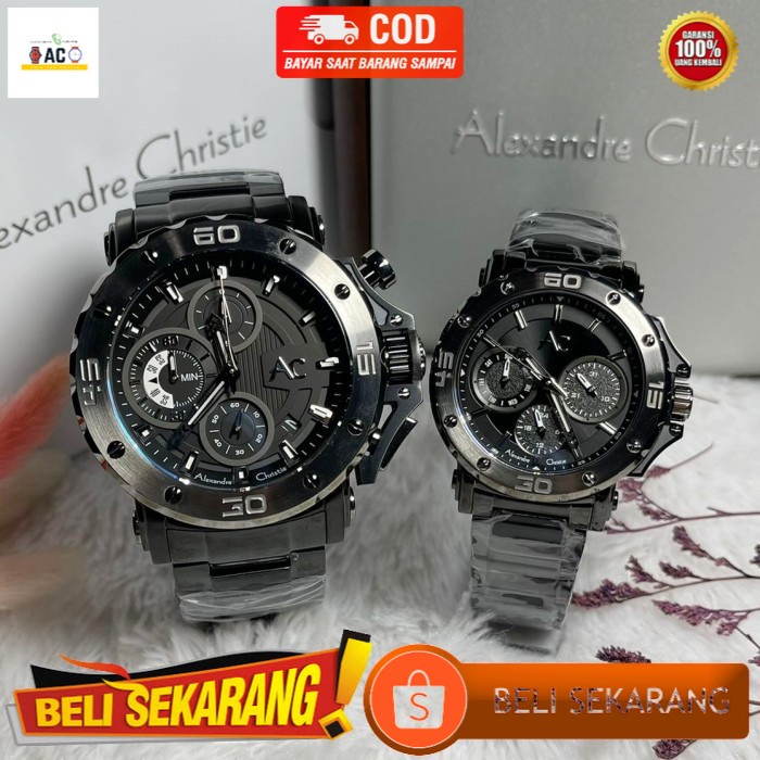 ORIGINAL JAM TANGAN COUPLE ALEXANDRE CHRISTIE COUPLE ORIGINAL ALEXANDER CHRISTIE COUPLE ORIGINAL AC9