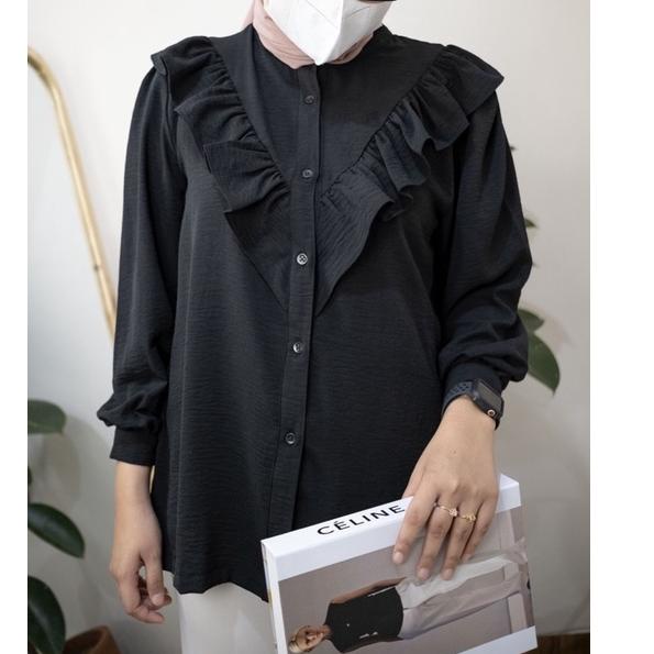 Cala blouse / blouse wanita / blouse crinkle –HR.25Au22ᴷ