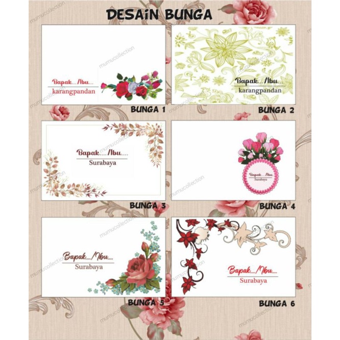 

(seri.1)Amplop kondangan custom nama berperekat amplop paperline 80gsm tebal