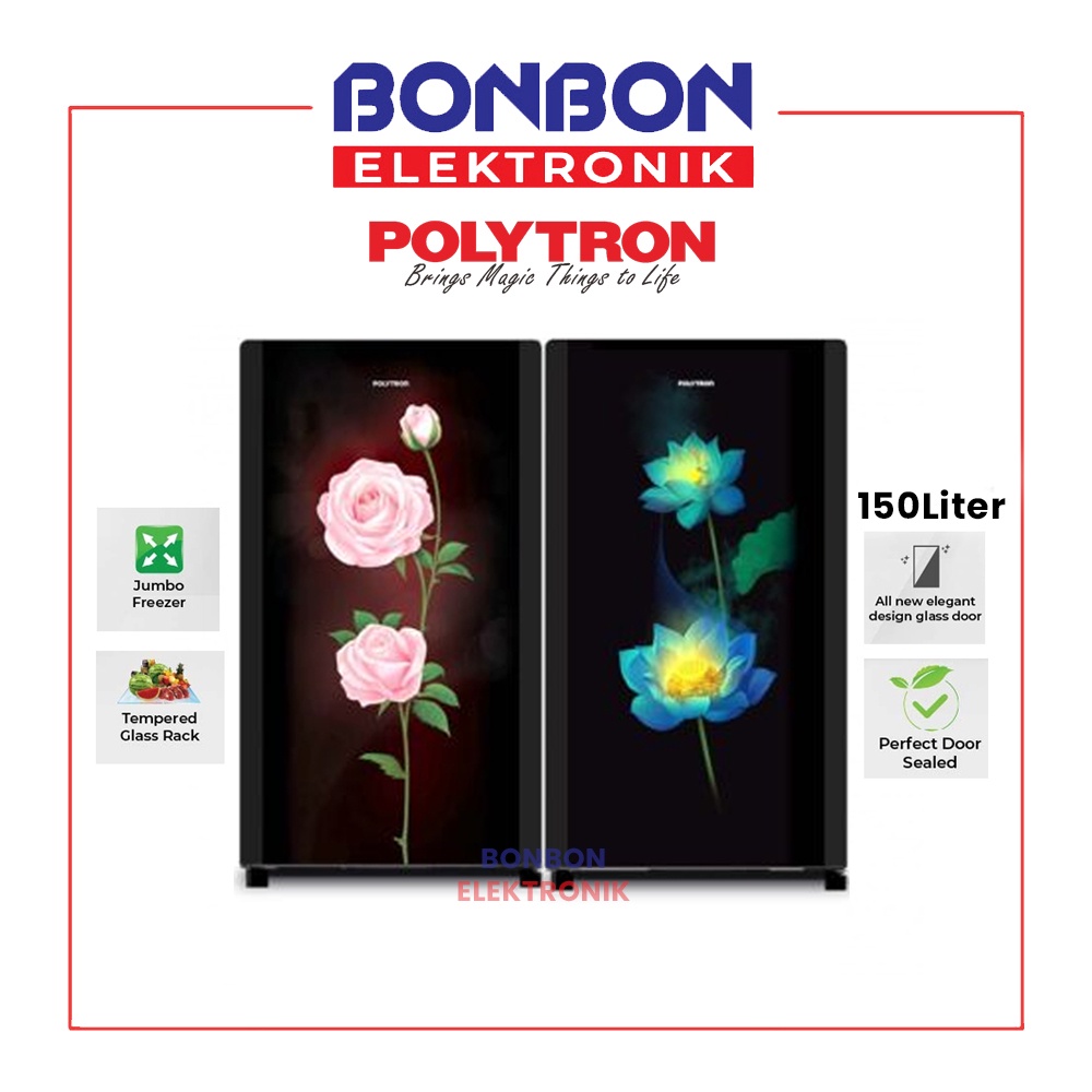 Polytron Kulkas 1 Pintu 150L PRA 15OLX/15ORX / 15 ORX 150 Liter