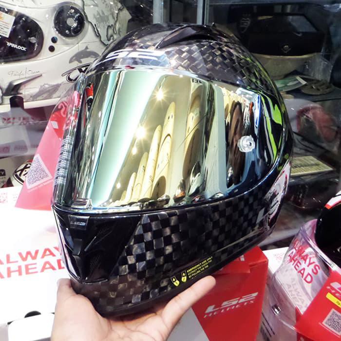 HELM LS2 FF323 ARROW EVO GLOSS CARBON PINLOCK LENS PAKET VISOR IRIDIUM