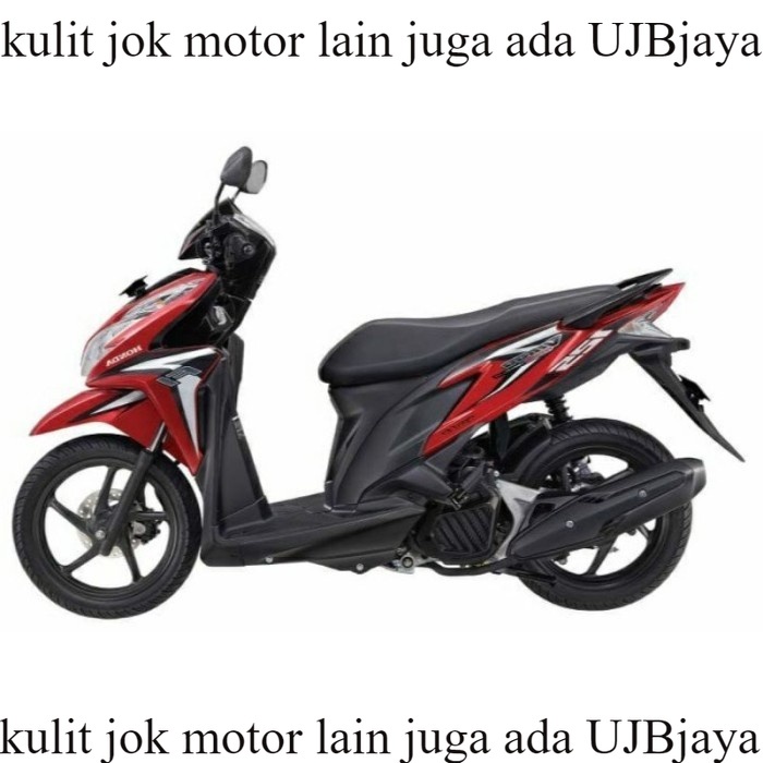 Sarung Jok Motor Vario 125 Fi/Techno Original / BAHAN ORI POLOS Kulit Jok Motor Vario 125 Fi/Techno 