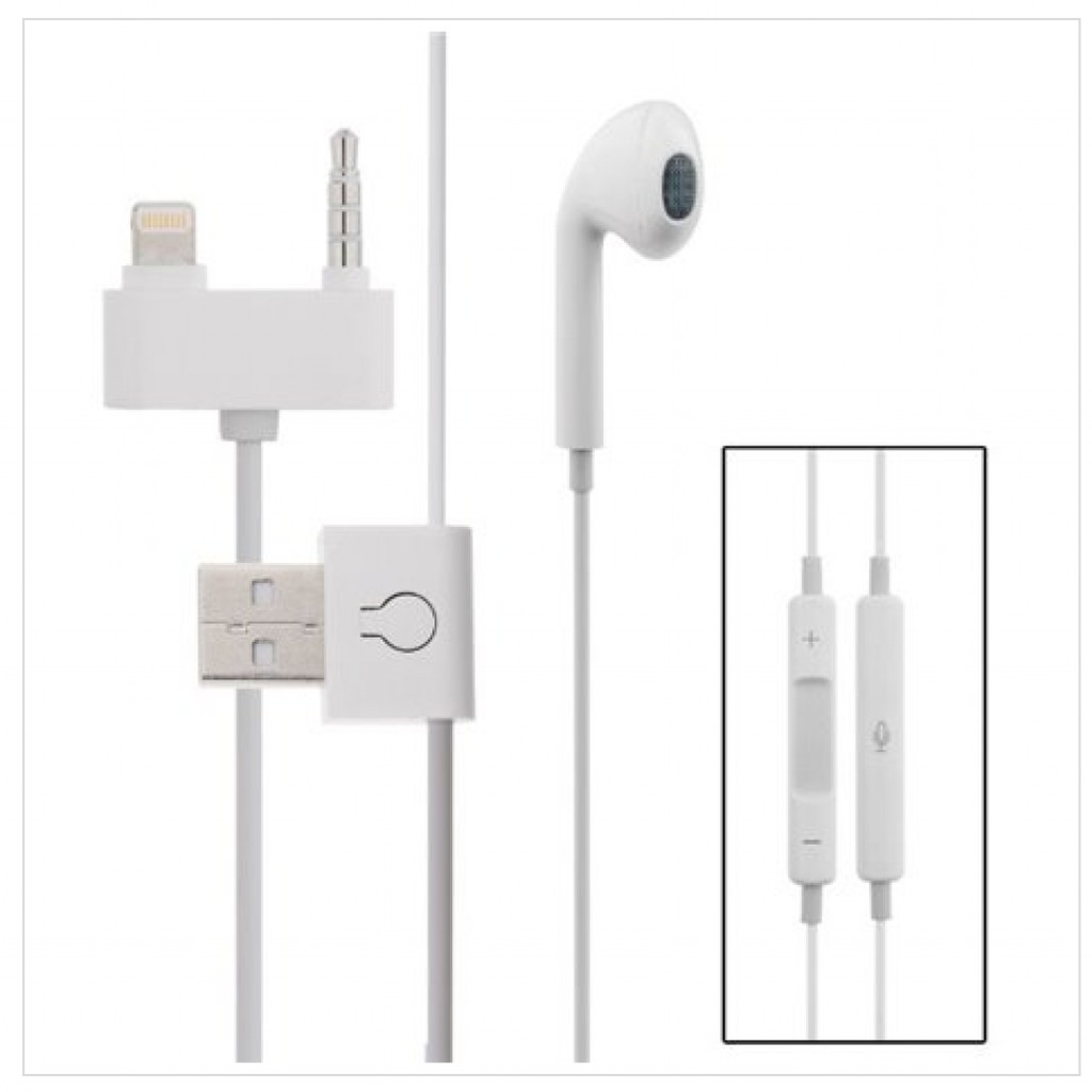 Earphone iPhone / Handsfree, USB cable / charger