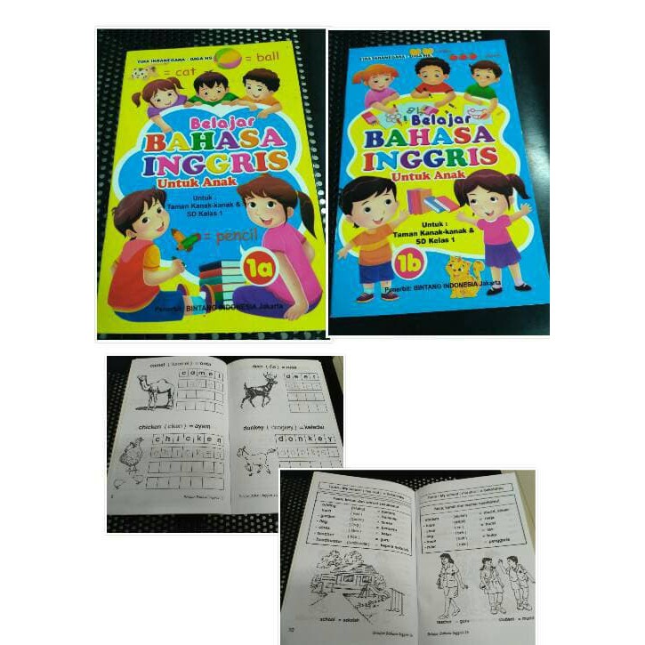 Buku Anak, Bahasa Inggris untuk TK/SD Kelas 1