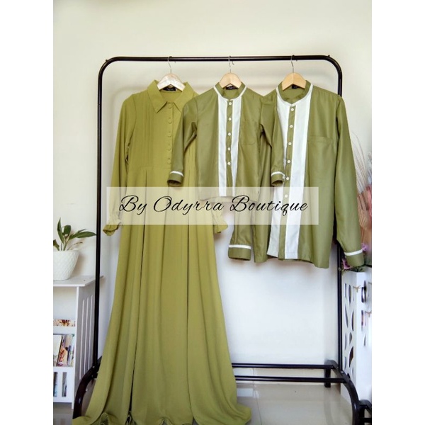 Gamis set Family Bahan Airflow Koko Toyobo