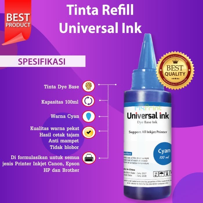 

TGR540S1 Tinta Refill Infus Ciss Cartridge Printer Hp 680 678 802 803 46 682 - Hitam E57Dtgfe