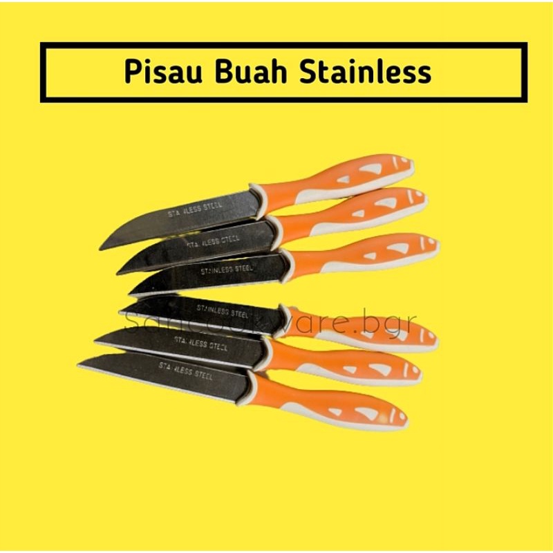 Pisau Buah stainless kecil /  Fruits Vegetable Stainless Steel Knife Pisau Buah