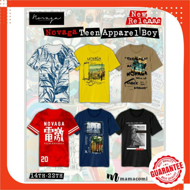 Kaos Remaja Novaga Teen Apparel