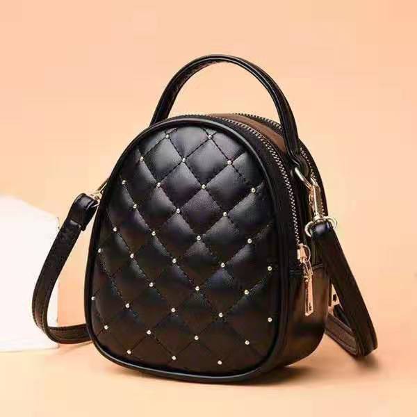 TAS WANITA ZARAA ZR BEE 2 ZIPPER 2 WAY HAND BAG SLING BAG TAS SELEMPANG IMPORT PREMIUM #3071