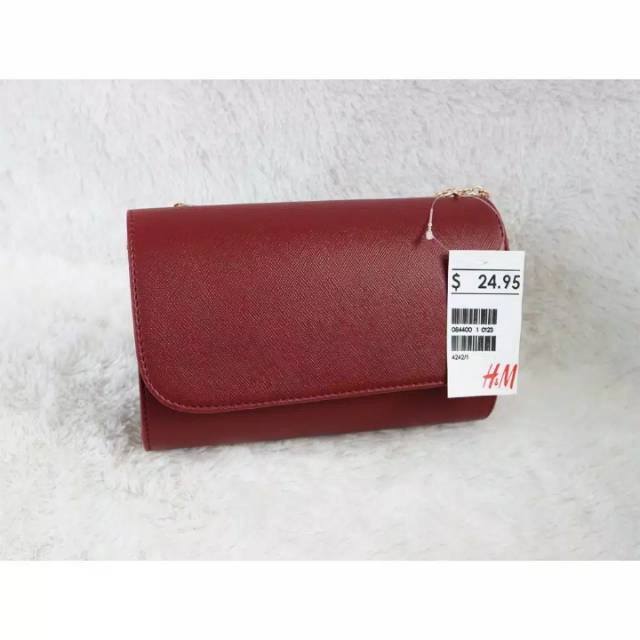 TAS SELEMPANG WANITA HNM BAHAN KULIT HARGA MURAH MERIAH ( DISINIAJA )