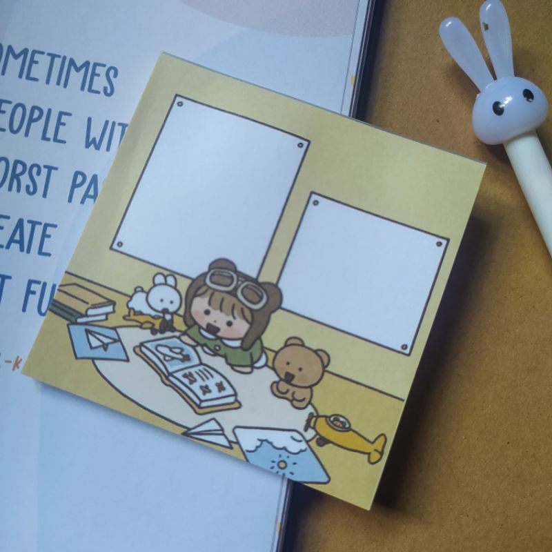 

[10 pcs] Memopad kartun Korean style aesthetic lucu