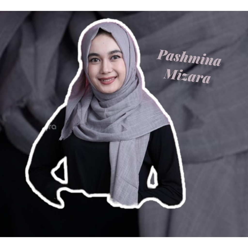 Kerudung Pashmina Mizara / Jilbab Pashmina Mizara