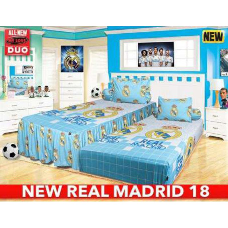 Sprei My love 120x200 Single 2 in 1 New real madrid