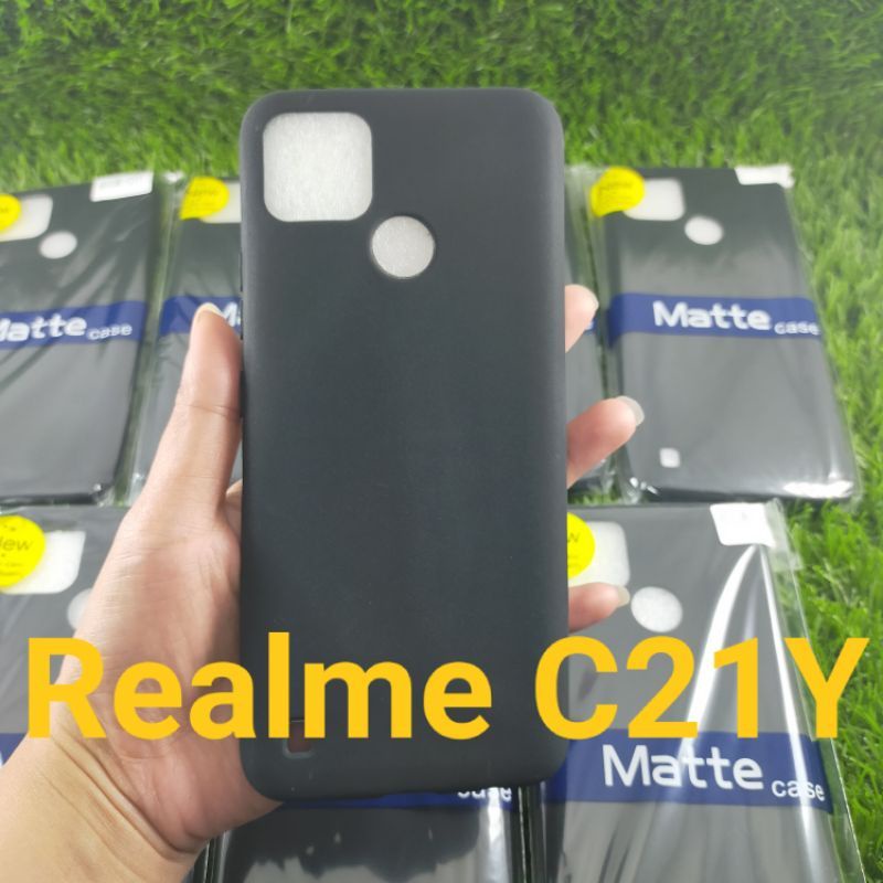 SLIMBLACK REALME C21Y CASING HP REALME C21Y SILIKON HP REALME C21Y SOFTCASE REALME C21Y LEATHER CASE