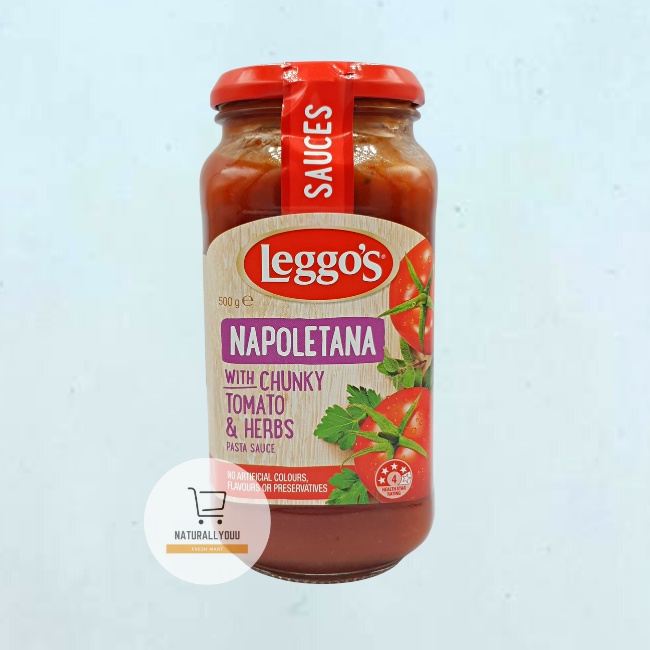 Leggos Napoletana With Chunky Tomato &amp; Herbs Pasta Sauce 500gr