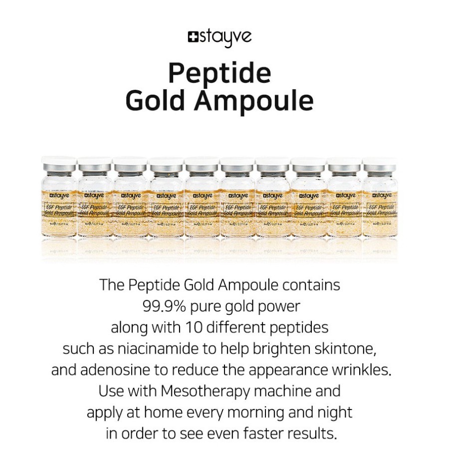 STAYVE EGF PEPTIDE GOLD AMPOULE