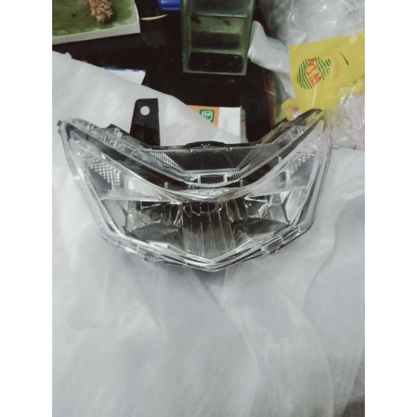 Reflektor Lampu depan Beat new 2020 + bohlam LED