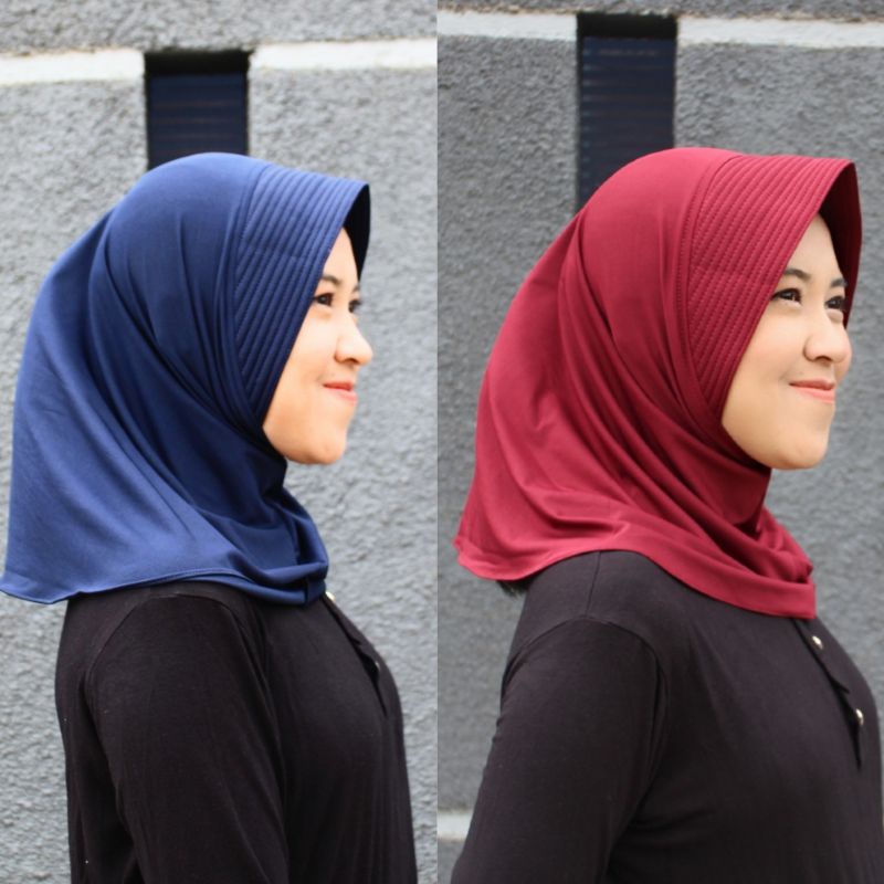 Jilbab Sport Hijab Instan Sporty Jilbab Volly Jilbab Olahraga Bergo Sport