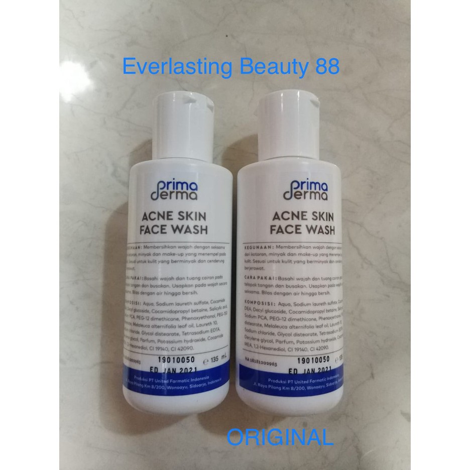 Theraskin Acne Cream - Penghilang Bekas Jerawat - Serum Vege Original Primaderma Acne Skin Face Wash