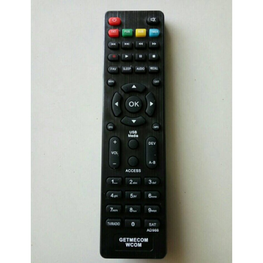 Remot Getmecom HD 009 New FTA, Super dan Azplay