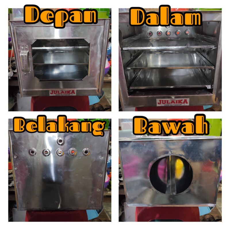 OVEN JULAIKA ALUMUNIUM NO 3 oven kompor gas oven serbaguna oven anti karat oven alumunium
