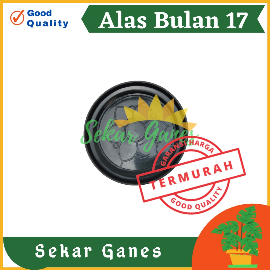 Sekarganes Tatakan Alas Bulan 17 Putih Hitam Kuning Hijau Merah BataTerracota Terracotta Merah Coklat Tatakan Alas Kembang Pot Tawon Tirus Putih 18 20 21