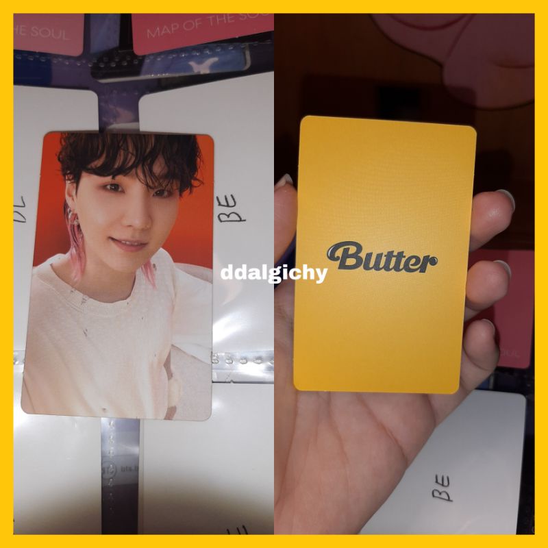 [BACA DESKRIPSI] photocard suga yoongi BTS butter peaches cream ver official