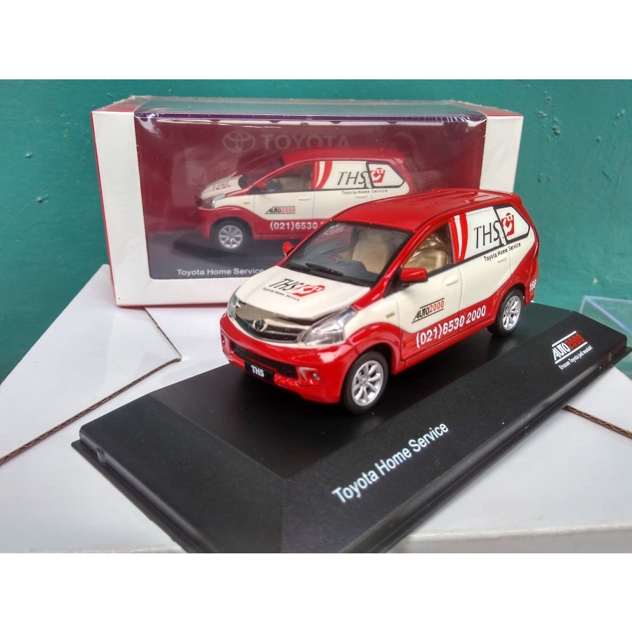 DIECAST AVANZA THS MINIATUR MOBIL SKALA 1:43 HARGA MURAH