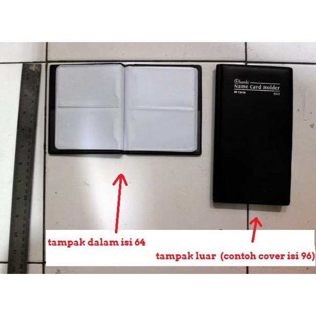 

Isi 64 Buku Kartu Nama / Card Name Holder - Tempat Sim / Kartu Kredit Item Baik