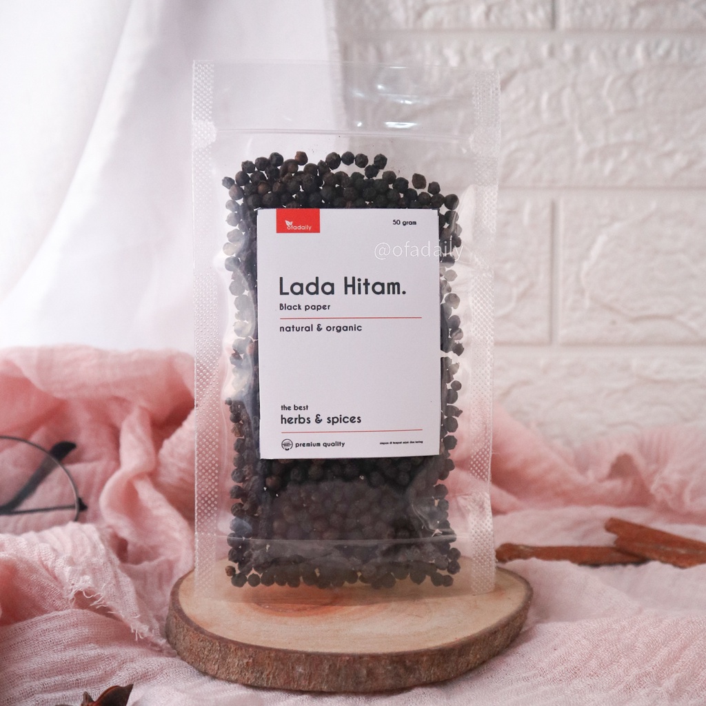 

Lada Hitam organic black papper Rempah JSR Herbal super food harga hemat - ofadaily