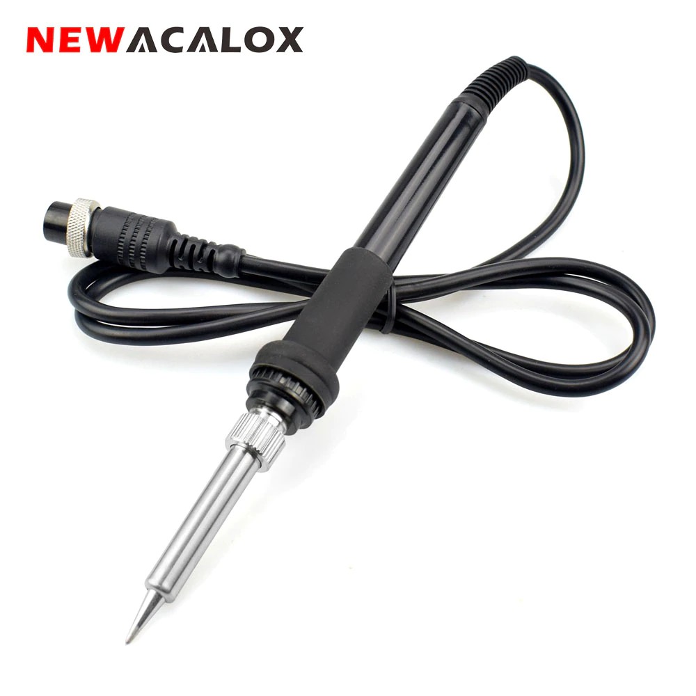 FREE ONGKIR NEWACALOX 24V 60W 5pin Electric Soldering Iron Handle Universal for 8786 878D 898D