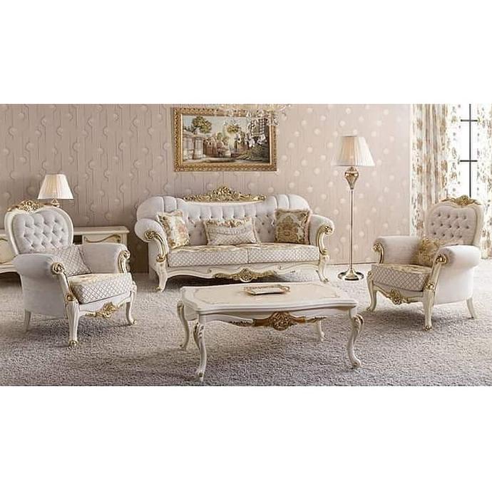 KURSI SOFA TAMU - SOFA KELUARGA - SOFA RUANG TAMU MEWAH GAYA EROPA