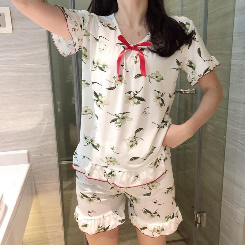 baju tidur dewasa / piyama wanita import set rumbai