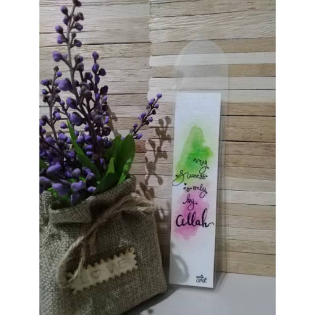 

Bookmark cat air handmade (pembatas buku)