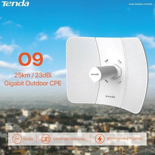 Tenda O9 AP CPE 09 Wireless Router 11ac 23dBi Gigabit Outdoor WiFi 0 9