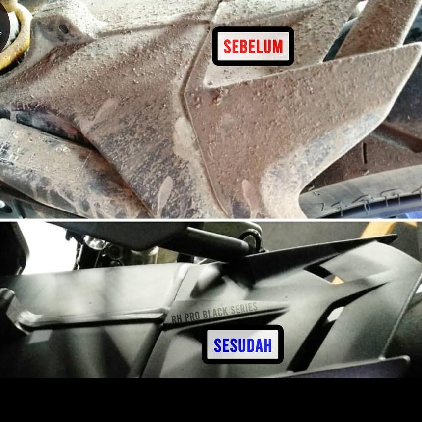 ☆ BACK TO BLACK RH PRO PENGHITAM BODY MOTOR MOBIL PLASTIK DAN PENGHILANG BARET ALF COMPOUND ♟