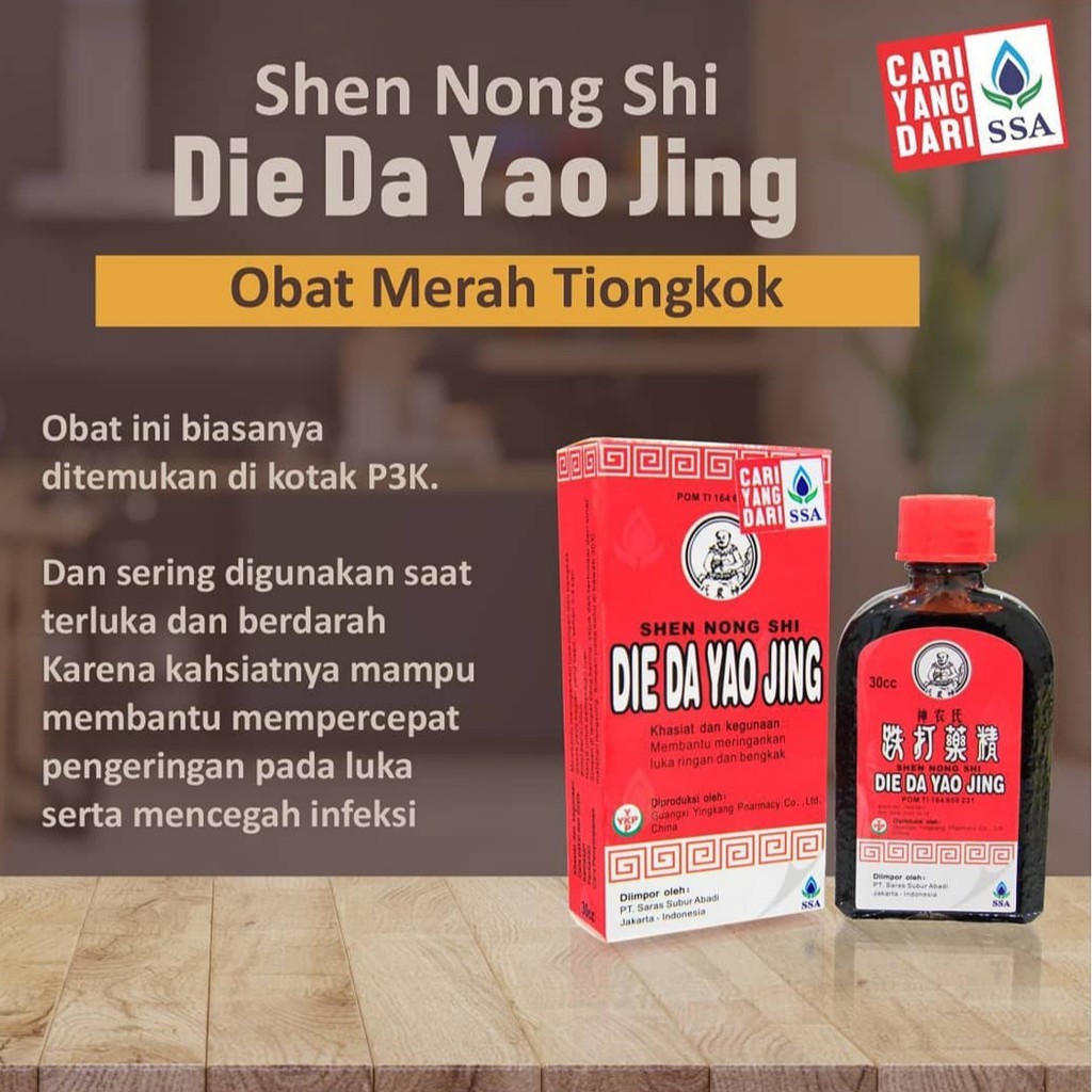 Die Da Yao Jing ( Obat Luka Luar / Memar / Bengkak )