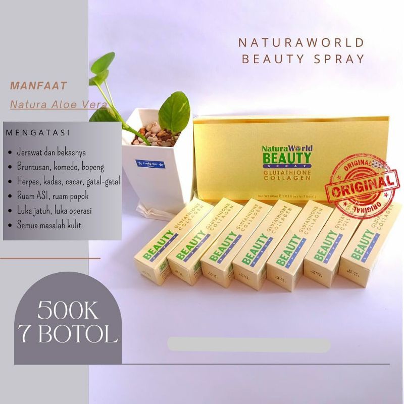 Natura World / Natura Beauty Spray / Natura Aloevera / Natura Chocolate Soap / NaturaBiz / Lipmatte 