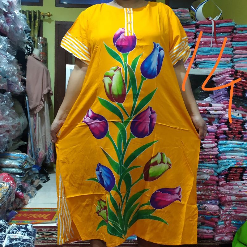Daster batik HENGKY kancing depan LD 130cm