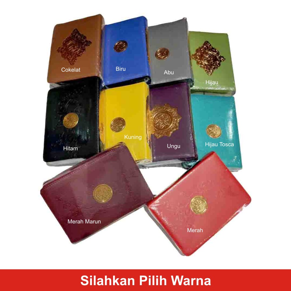 Promo Al Quran Saku Al Mubarak Resleting A6 Warna Random