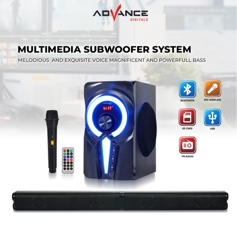 Speaker Advance M25bt Meeting Bluetooth Plus Mic Wireless Karaoke pengajian senam Gitar / M 25 Bt / M25 bt / Speaker Mic plus