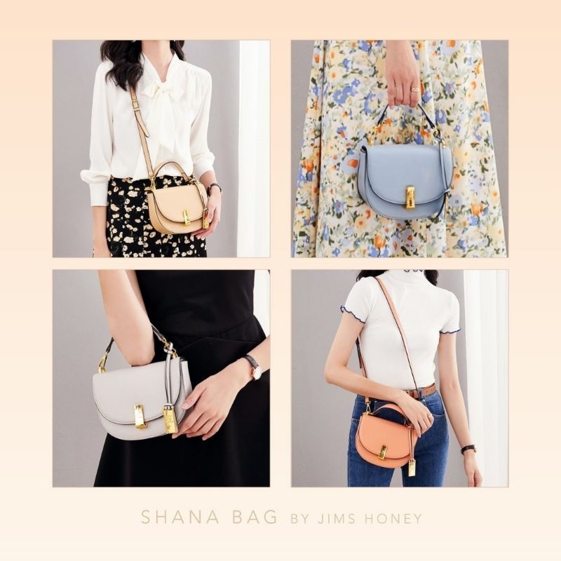 SHANA BAG JIMS HONEY ORI TAS SELEMPANG WANITA IMPOR FASHION CEWEK KOREA HAND SLING MURAH FREE BOX