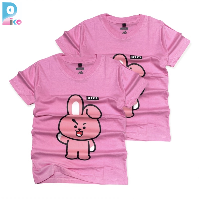 Baju kaos anak perempuan usia 1-12 tahun bahan katun