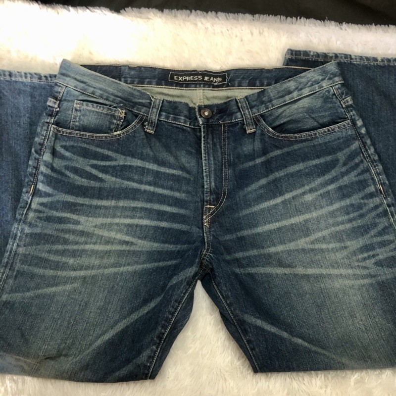 Celana Jeans pria express import big size /jumbo