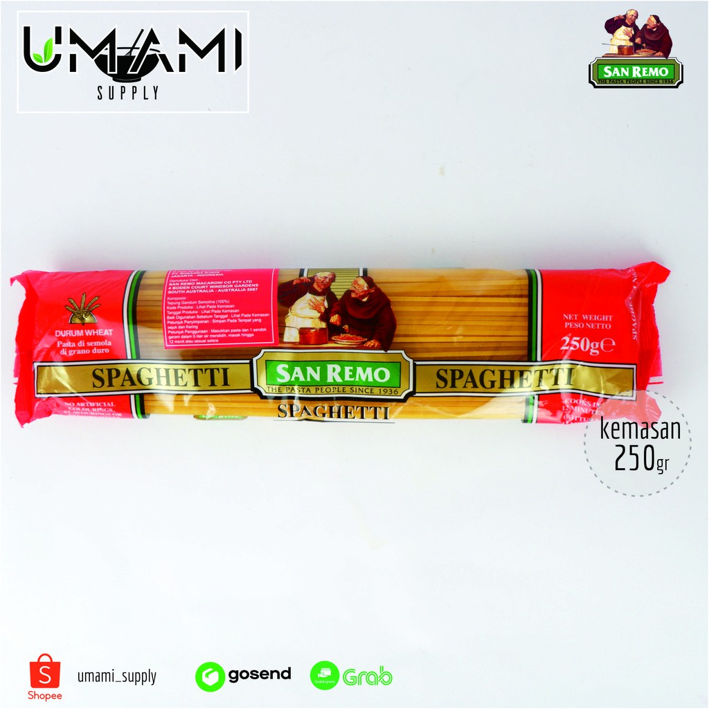 

San Remo - Spaghetti Pasta - 250gr