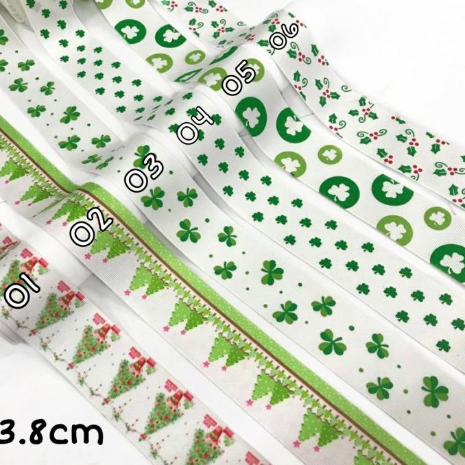 

PITA KADO | PITA HAMPERS | PITA GROSGRAIN MOTIF NATAL 3.8 CM