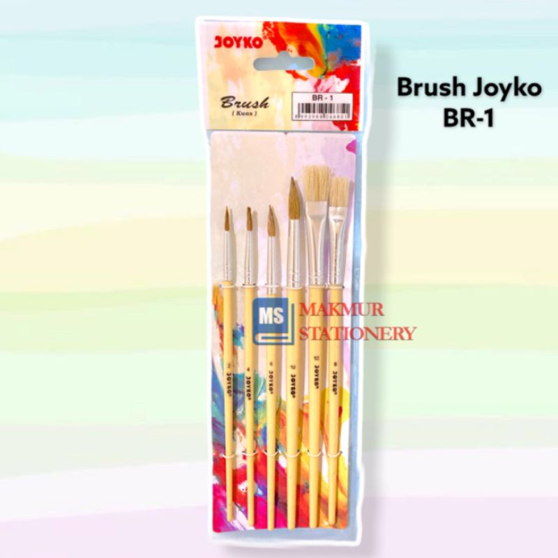 

Kuas Lukis / Brush / Kuas Cat Air / Cat Minyak / Acrylic BR-1 Joyko