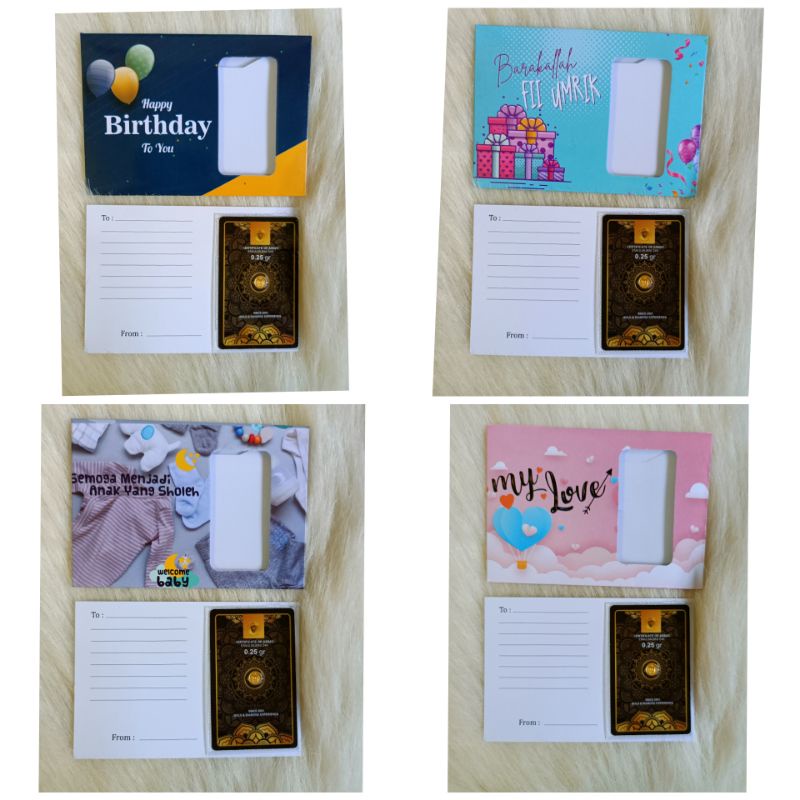 Amplop +kartu ucapan