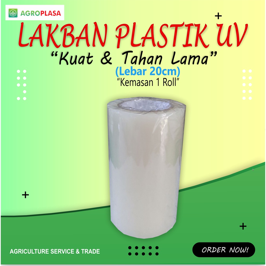 

Lakban Plastik Uv lebar 20cm 150micron